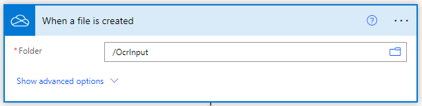 Google Drive trigger for OCR Flow