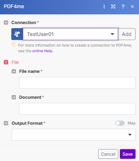 Convert Visio module in Make